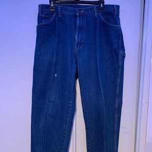 Dickies Mens Carpenter Jeans 36x32 Blue